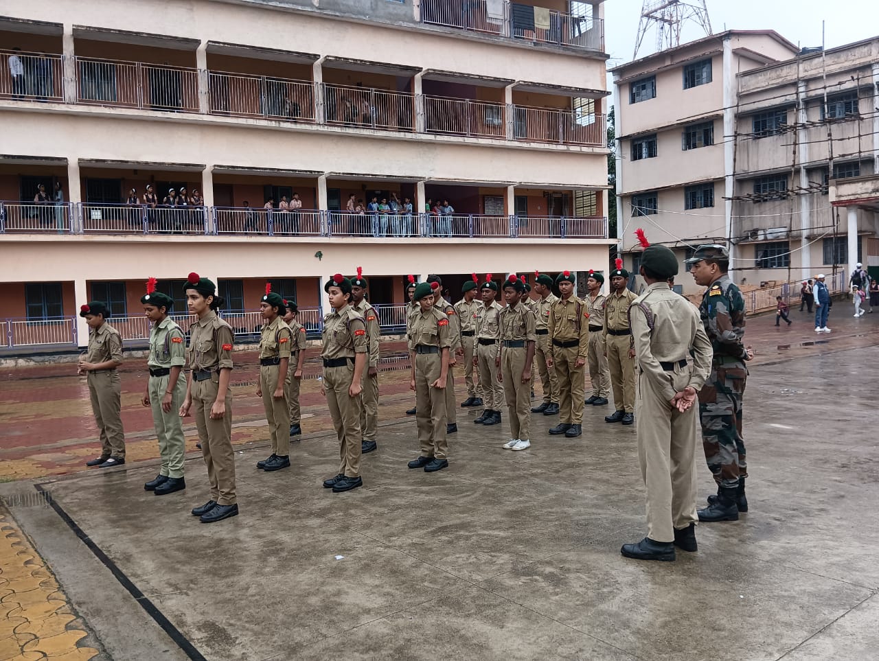 Vivekananda Central School | NCC TRAINING 2023